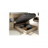 Cabecero de madera con mesitas y canapé