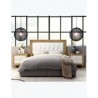 Dormitorio completo en polipiel blanco con acabado en madera Mango / Soul Blanco