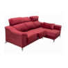Sofá de 2 plazas y chaiselongue 230 cm