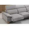 Sofá con asiento deslizante de 2 plazas con chaiselongue